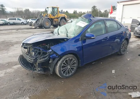 2016 Toyota Corolla S Plus from USA, damaged, VIN 2T1BURHE3GC633903